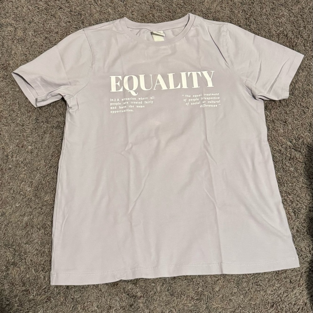 H&M Equality Tee - Lavender